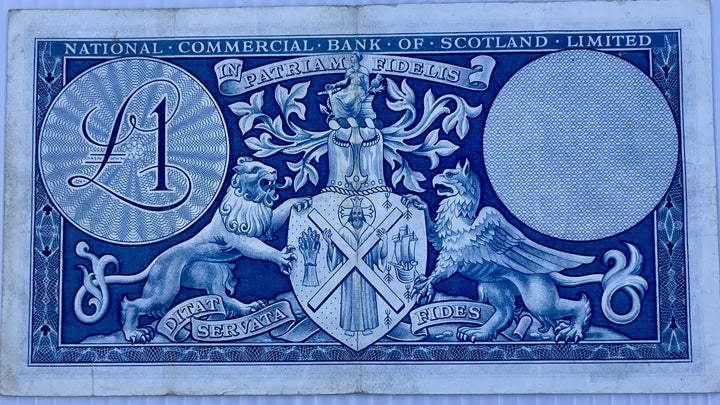 Scotland 1959 1 Pound P-265 Used World Banknote