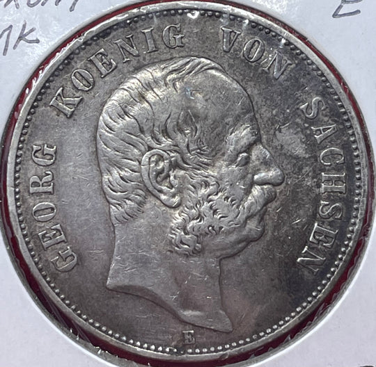 Germany 1903 E 5 Mark KM1258 Silver Coin