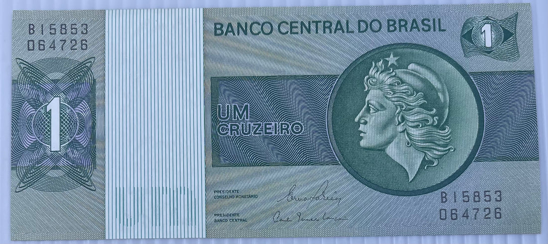 Brazil 1980 1 Cruzeiro P-191 UNC World Banknote Currency