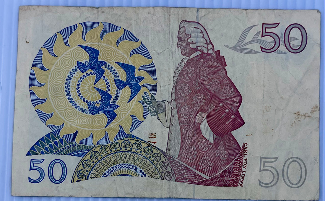 Sweden 1990 50 Kroner P-53 Used World Banknote
