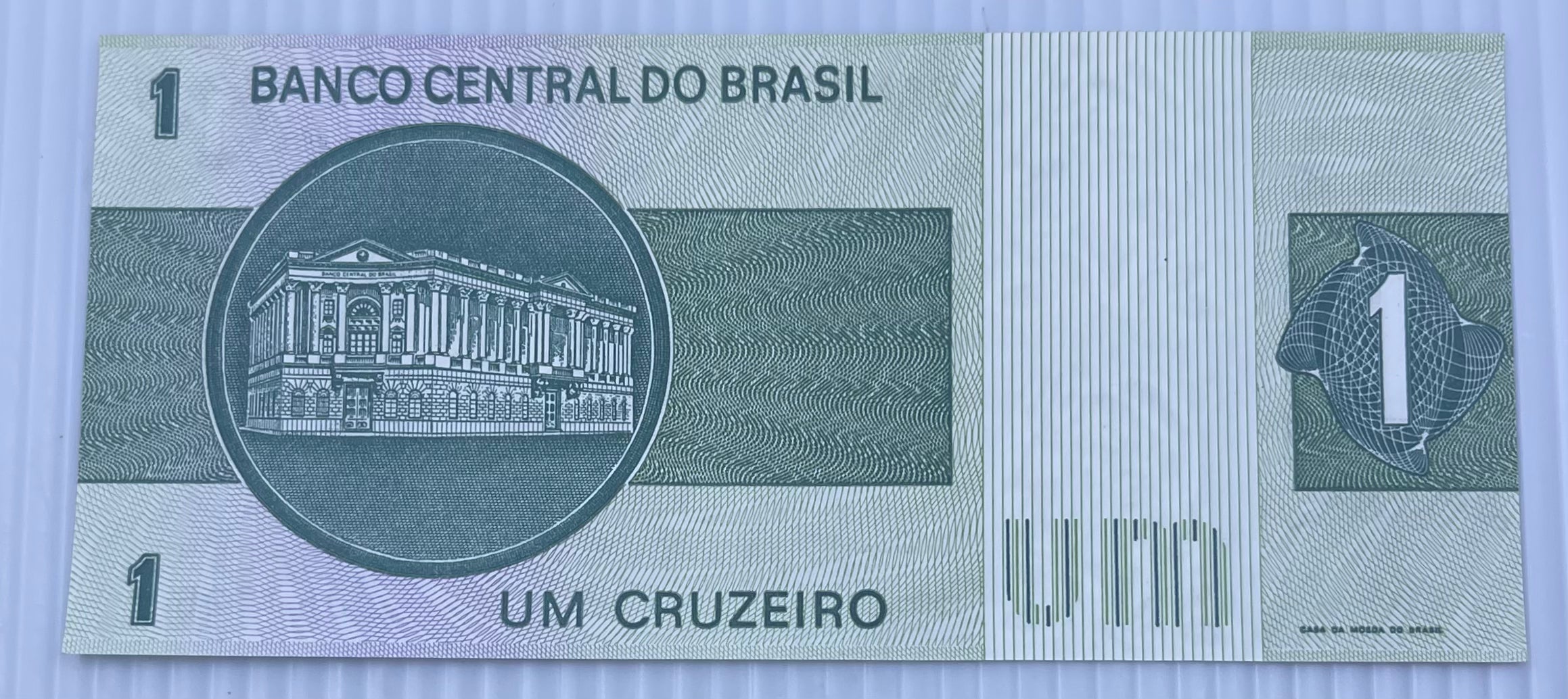 Brazil 1980 1 Cruzeiro P-191 UNC World Banknote Currency