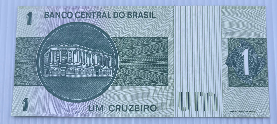 Brazil 1980 1 Cruzeiro P-191 UNC World Banknote Currency