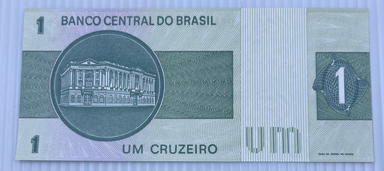 Brazil 1980 1 Cruzeiro P-191 UNC World Banknote Currency