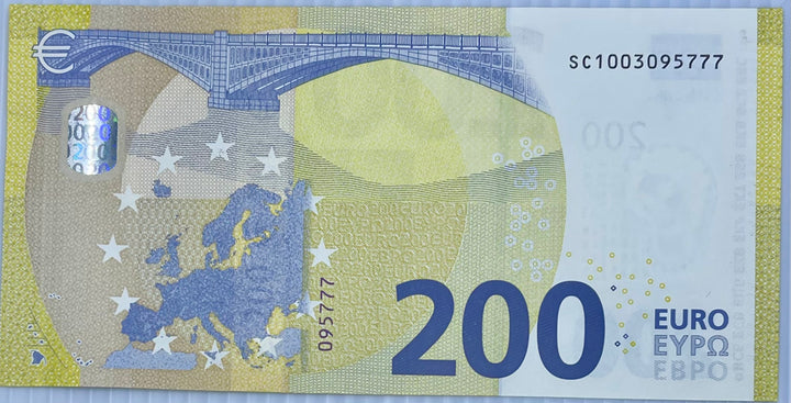 EU 2019 200 Euro P-31 UNC Banknote