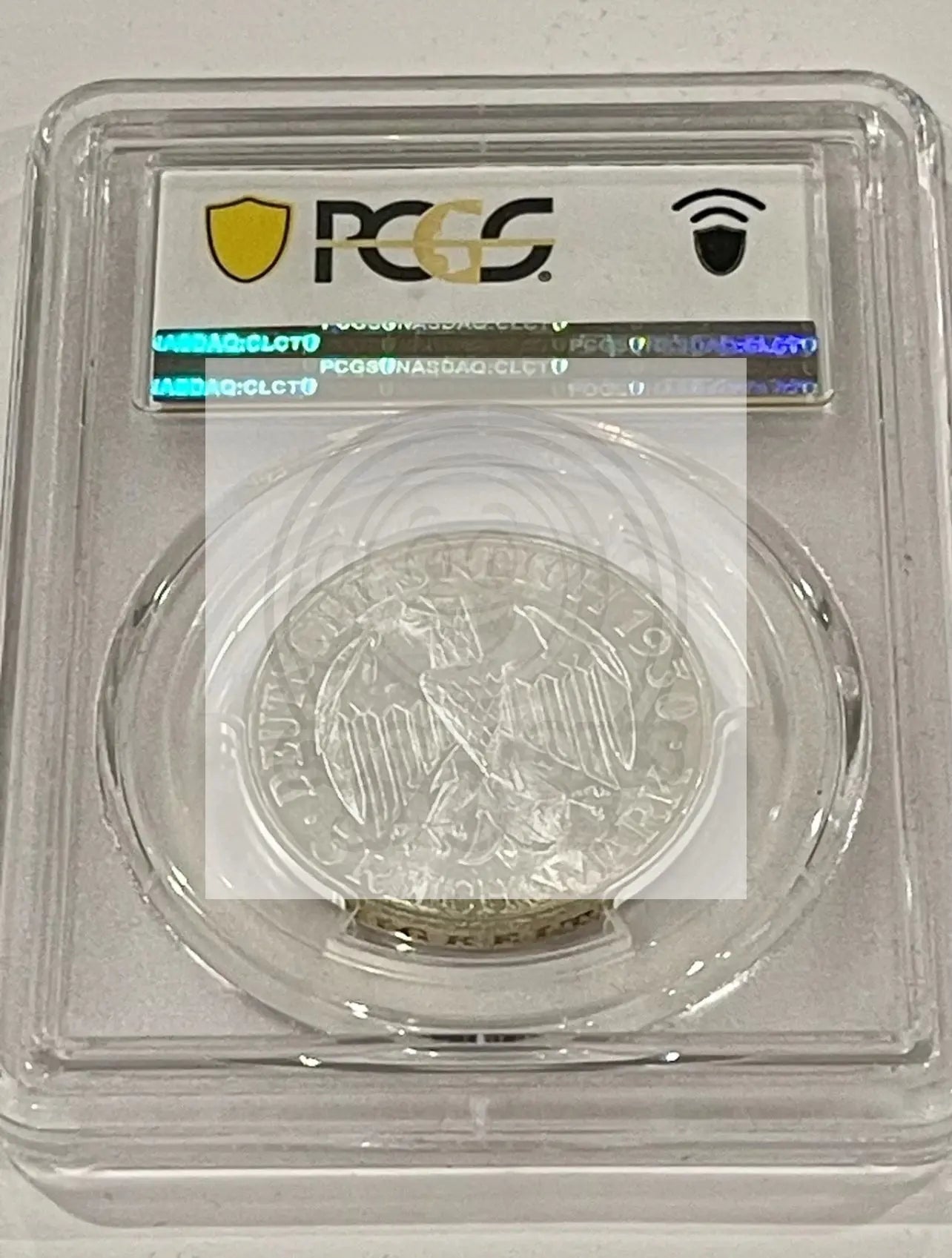 GERMANY WEIMAR REP. 1930-A 3 REICHSMARK "GRAF ZEPPELIN" CERTIFIED PCGS MS62 SM97 - Cool Coins & Notes