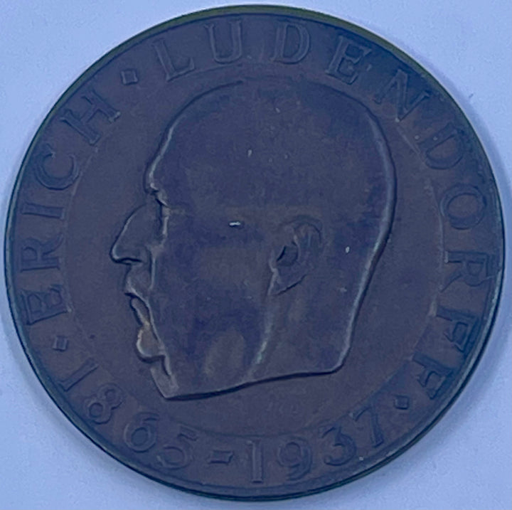 GERMANY (1865-1937) Medal in honor of General Eric Luden Dorf - Opus: Bleeker - Cool Coins & Notes