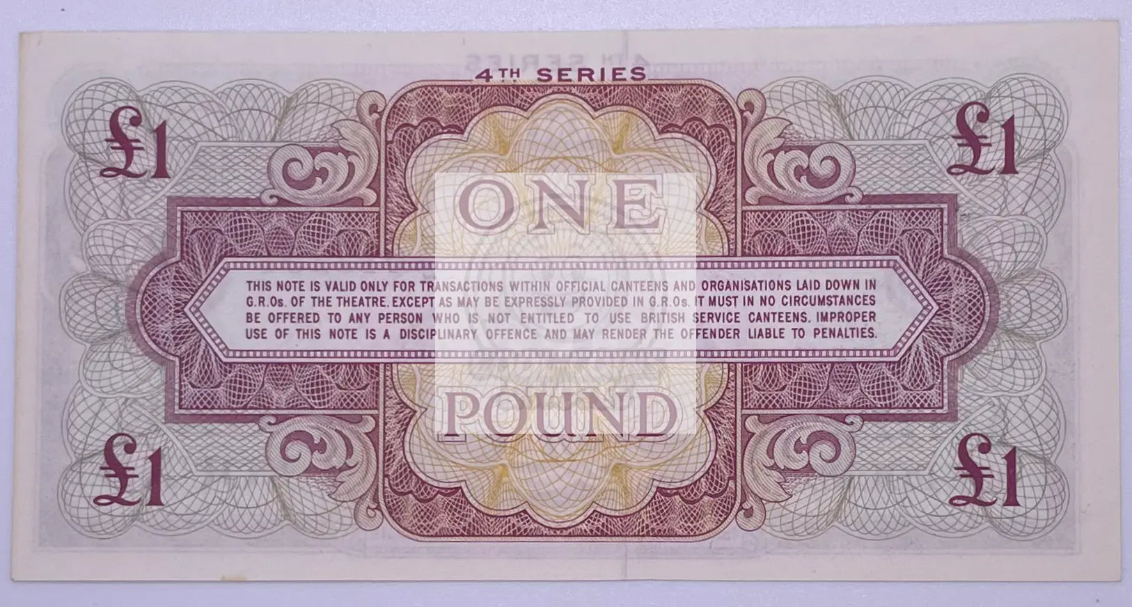 GREAT BRITAIN (BRITISH ARMED FORCES) 1 POUND ND 1962 P M36 UNC - Cool Coins & Notes