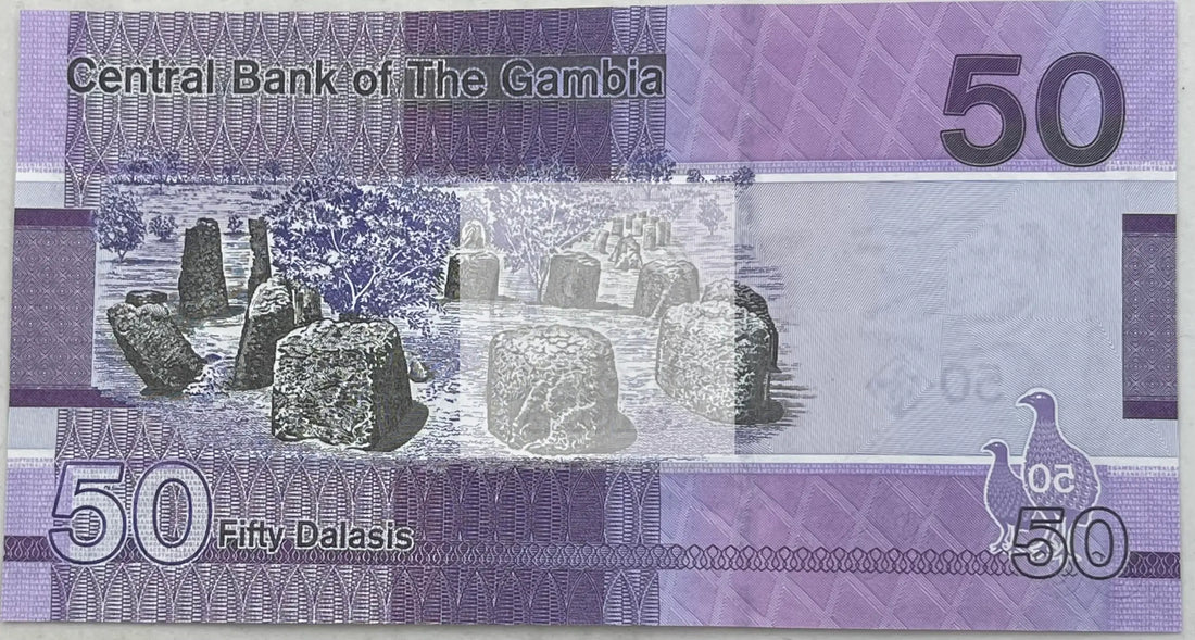 Gambia 2023 50 Dalasis  P-40c UNC World Banknote - Cool Coins & Notes