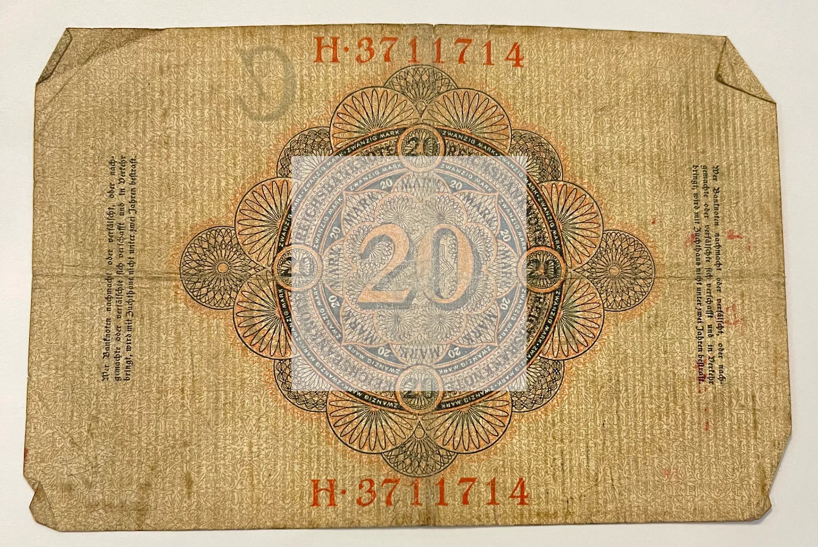 Germany 1910 20 Mark P40, Used World Currency Banknote - Cool Coins & Notes