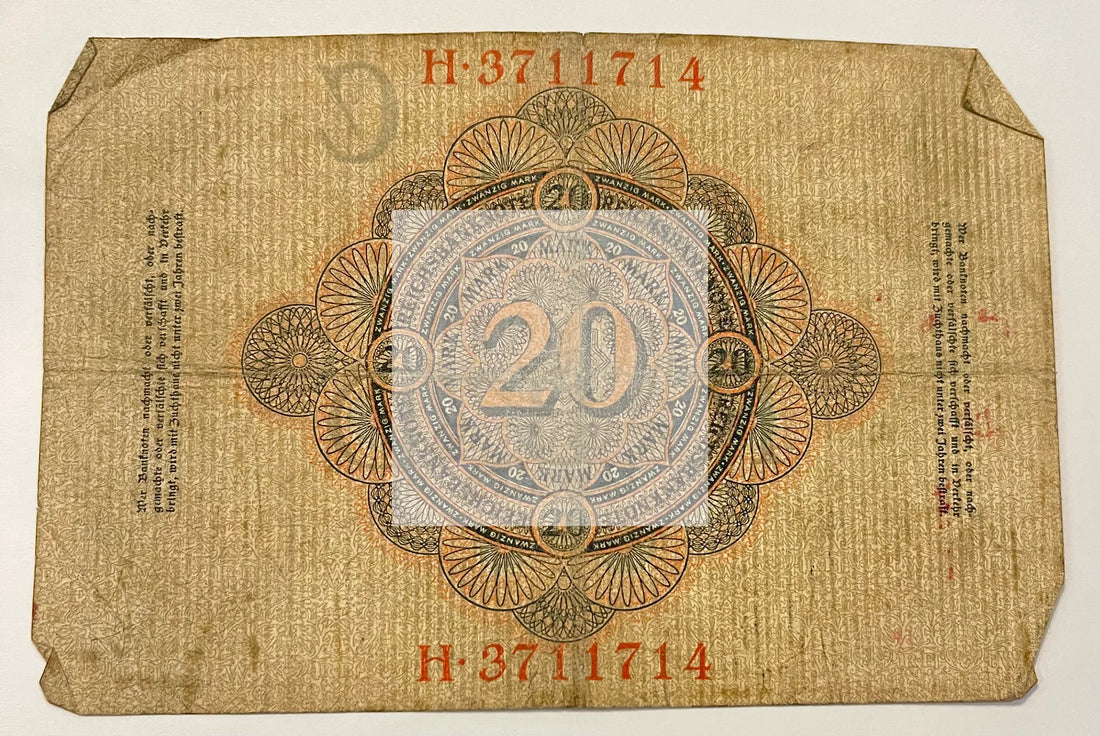 Germany 1910 20 Mark P40, Used World Currency Banknote - Cool Coins & Notes