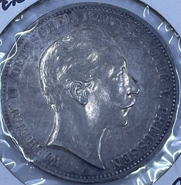 Germany 1911 A 3 Mark KM527 Silver Coin - Cool Coins & Notes