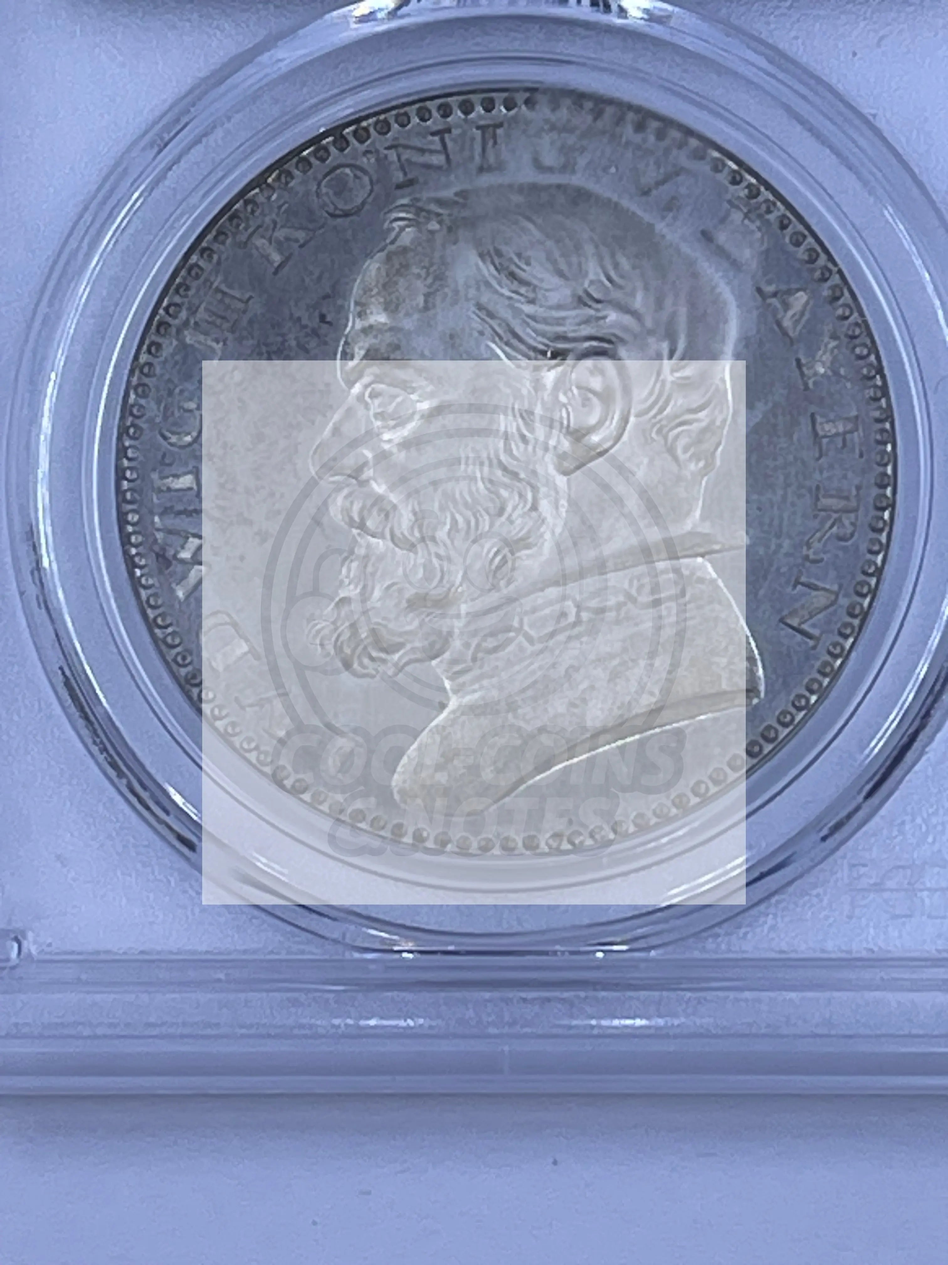 Germany 1913 5 Mark Bavaria PCGS SP64 Sch53G1 Silvered Bronze Coin Cool Coins & Notes 