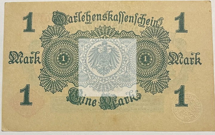 Germany 1914 1 Mark P50, UNC World Banknote Currency - Cool Coins & Notes