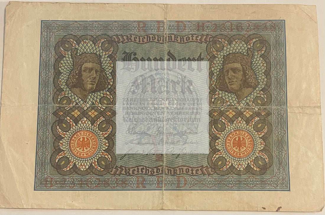Germany 1920 100 Mark P69b Used World Banknote Currency - Cool Coins & Notes