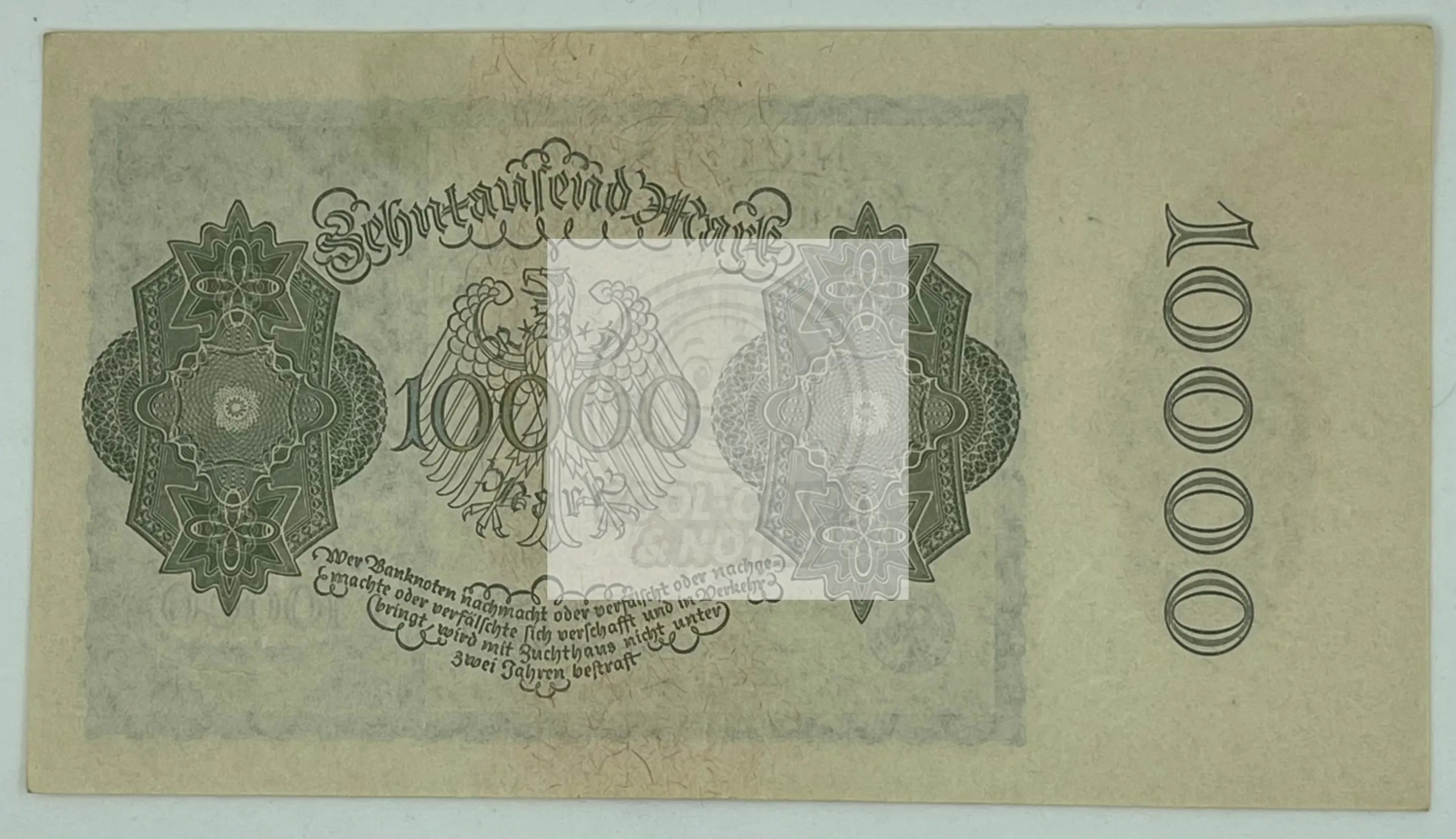 Germany 1922 10000 Mark P72, Vampire Note Used Banknote From Lot - Cool Coins & Notes