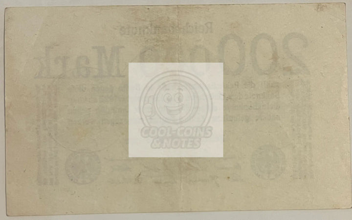 Germany 1923 200000 Mark P100a.2 World banknote Currency - Cool Coins & Notes