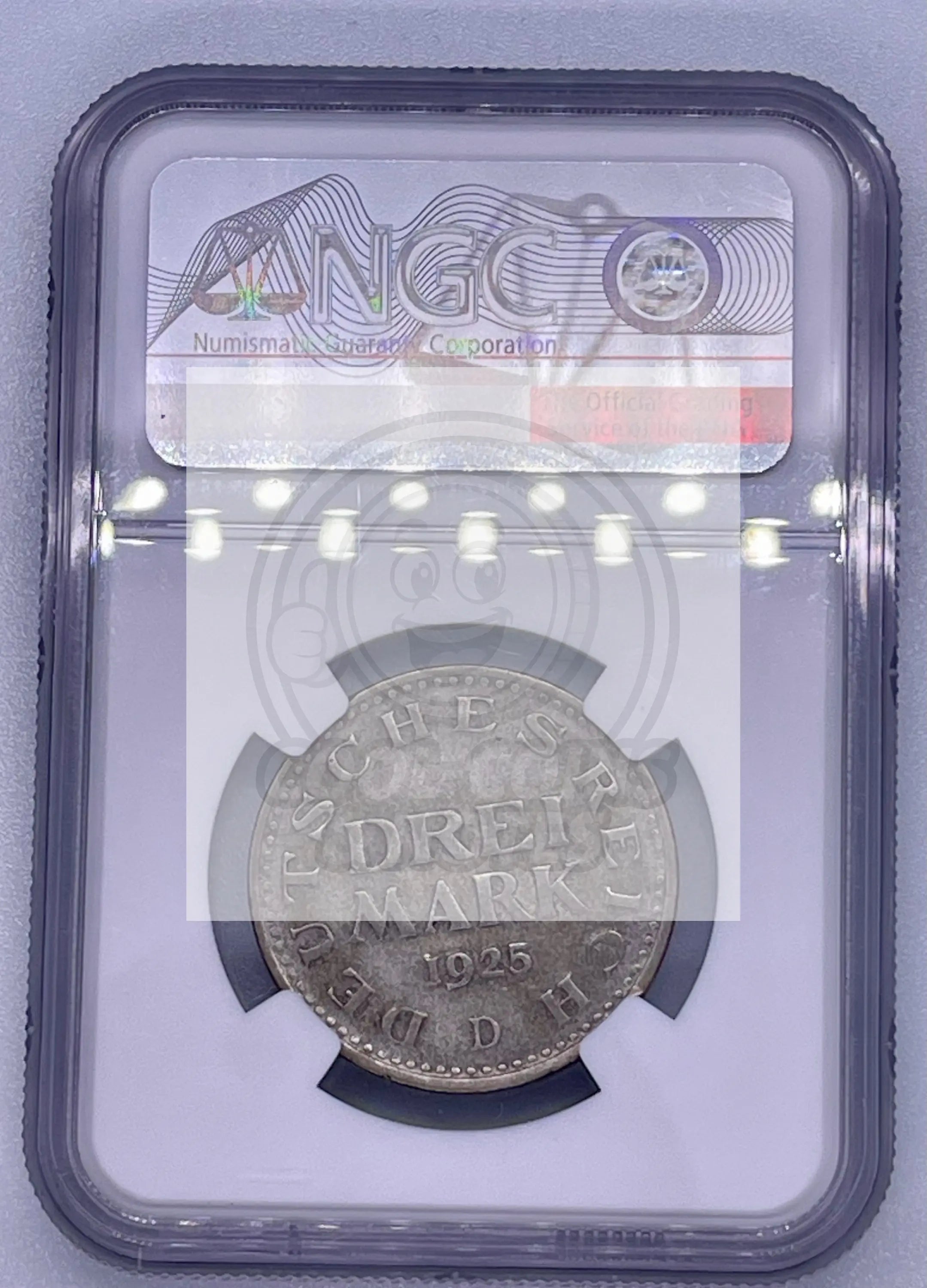 Germany- 1925-D 3 Mark- XF Details Cleaned NGC - Cool Coins & Notes