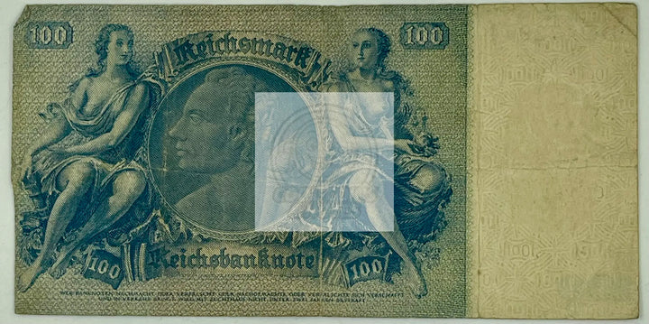 Germany 1935 P-183b 100 Marks, Nazi Swastika Used Banknote - Cool Coins & Notes
