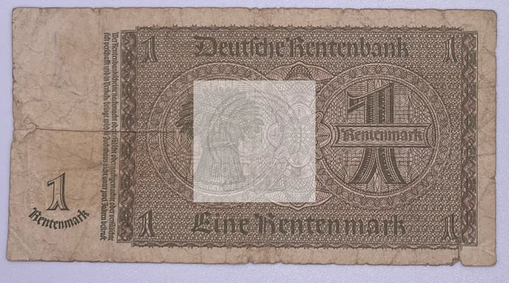 1937 Germany WW2 1 Mark P-173b Banknote, Used - Cool Coins & Notes