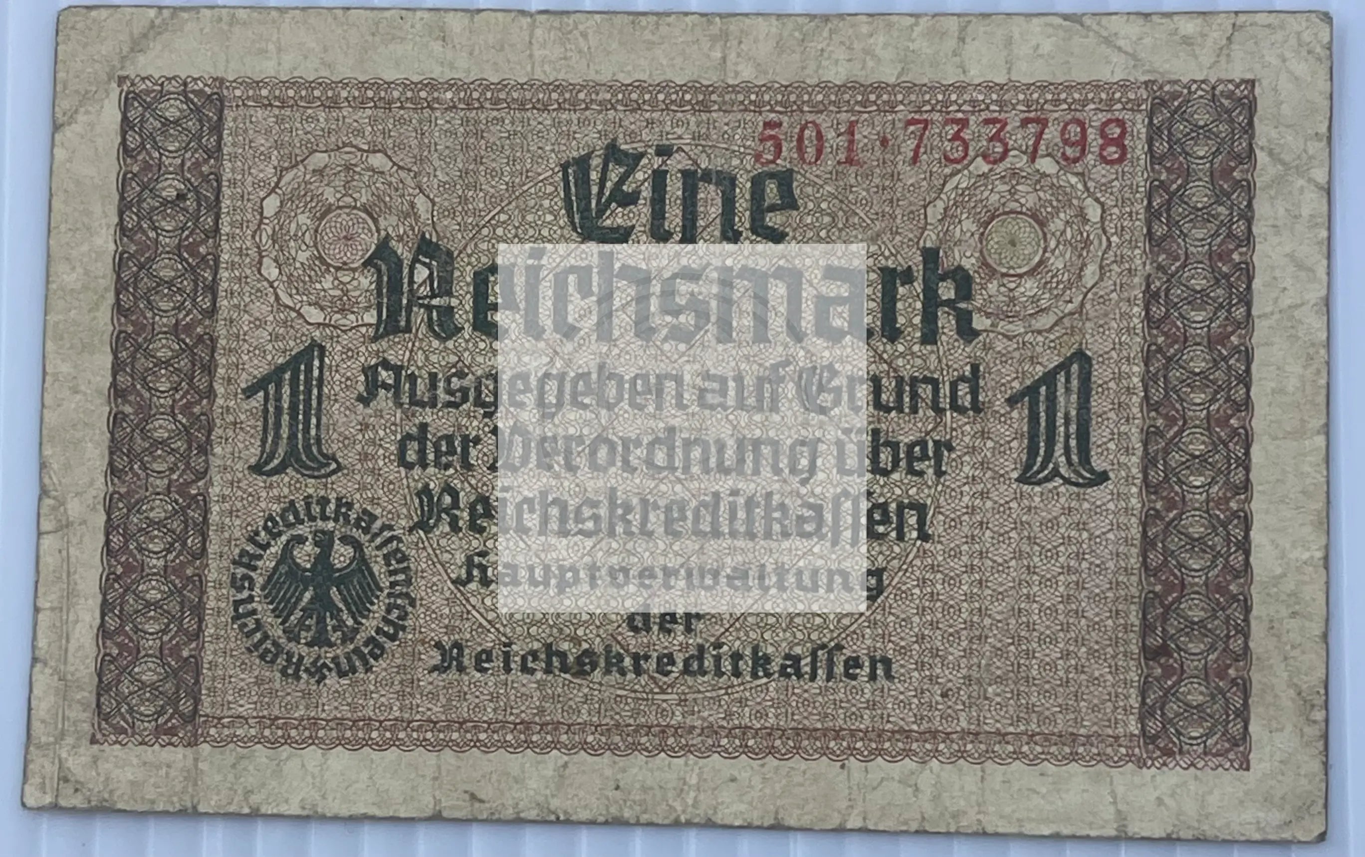 Germany 1939-34 1 Reichsmark P-R136b Occupied Territories World Banknote Currenc - Cool Coins & Notes