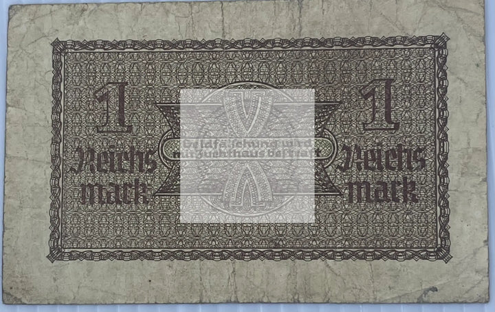 Germany 1939-34 1 Reichsmark P-R136b Occupied Territories World Banknote Currenc - Cool Coins & Notes