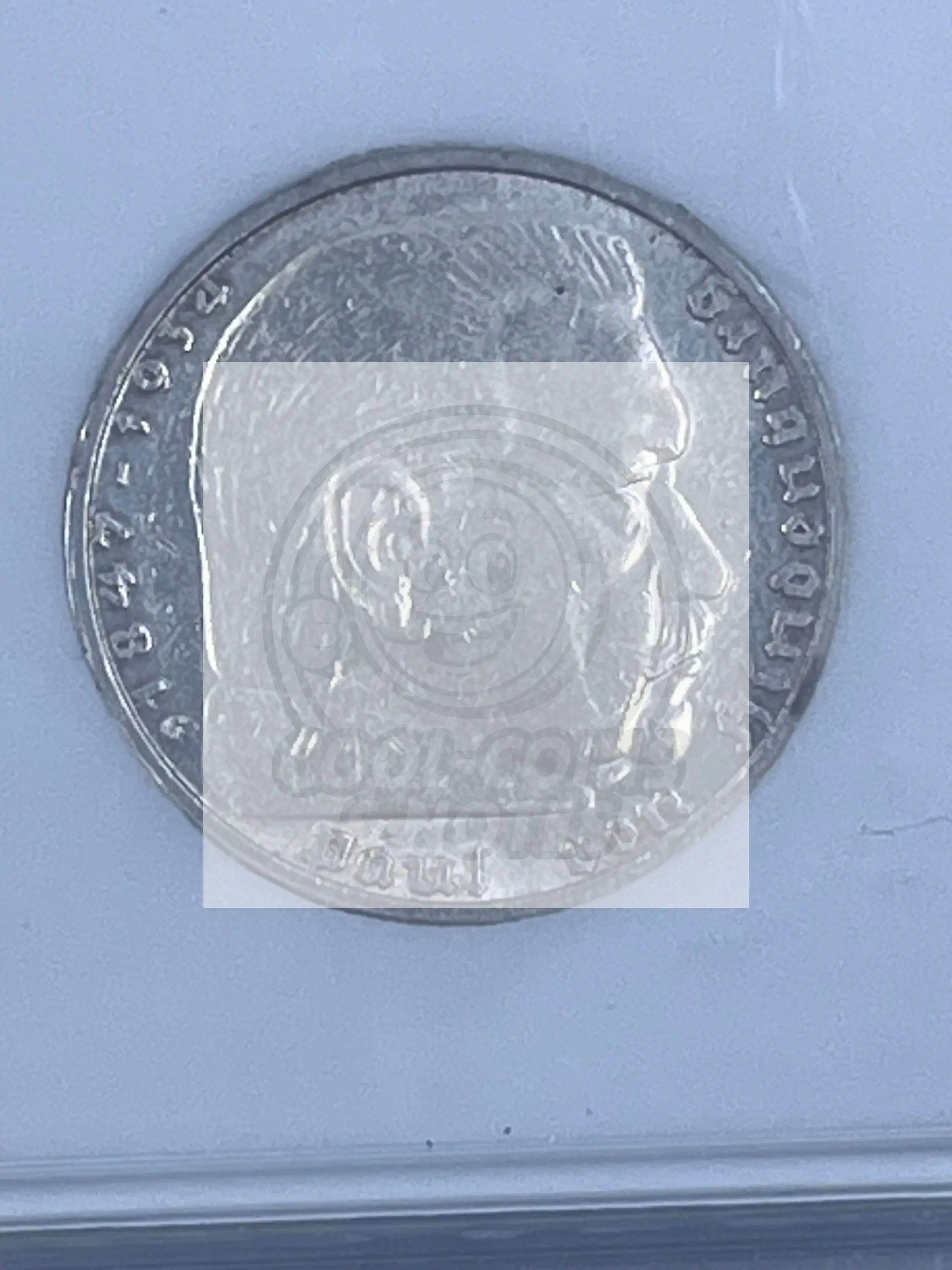 Germany 1939-G 5 Mark KM 94 NMC AU-58 WW2 Nazi Germany Silver Coin - Cool Coins & Notes