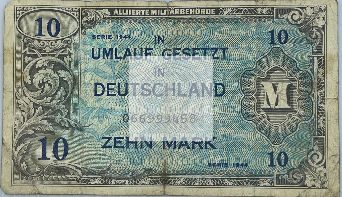 Germany 1948 1 Mark P-2a, Used World Banknote Currency - Cool Coins & Notes