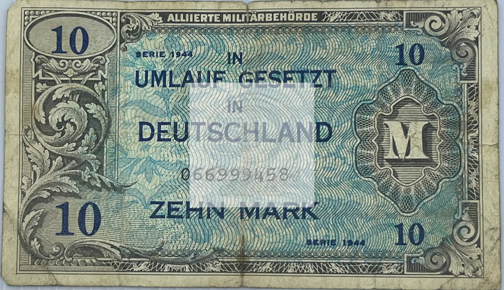 Germany 1948 1 Mark P-2a, Used World Banknote Currency - Cool Coins & Notes