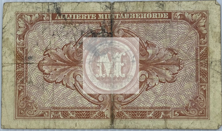 Germany 1948 1 Mark P-2a, Used World Banknote Currency - Cool Coins & Notes