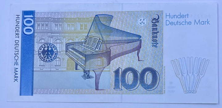 Germany 1991 100 Mark P-41b Used World Banknote Cool Coins & Notes 