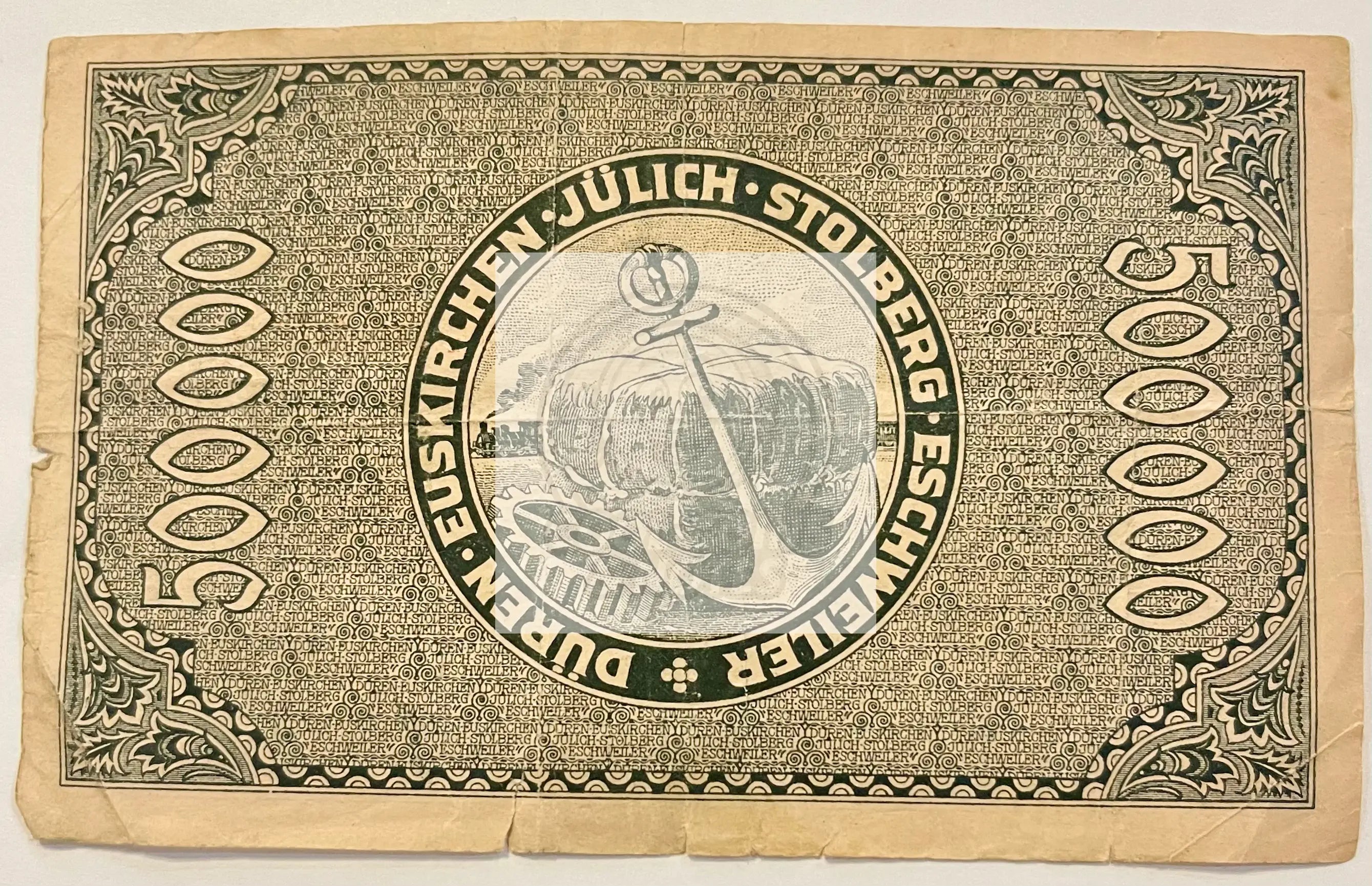 Germany Notgeld 1923 500,000 Mark 1140b, Used banknote - Cool Coins & Notes