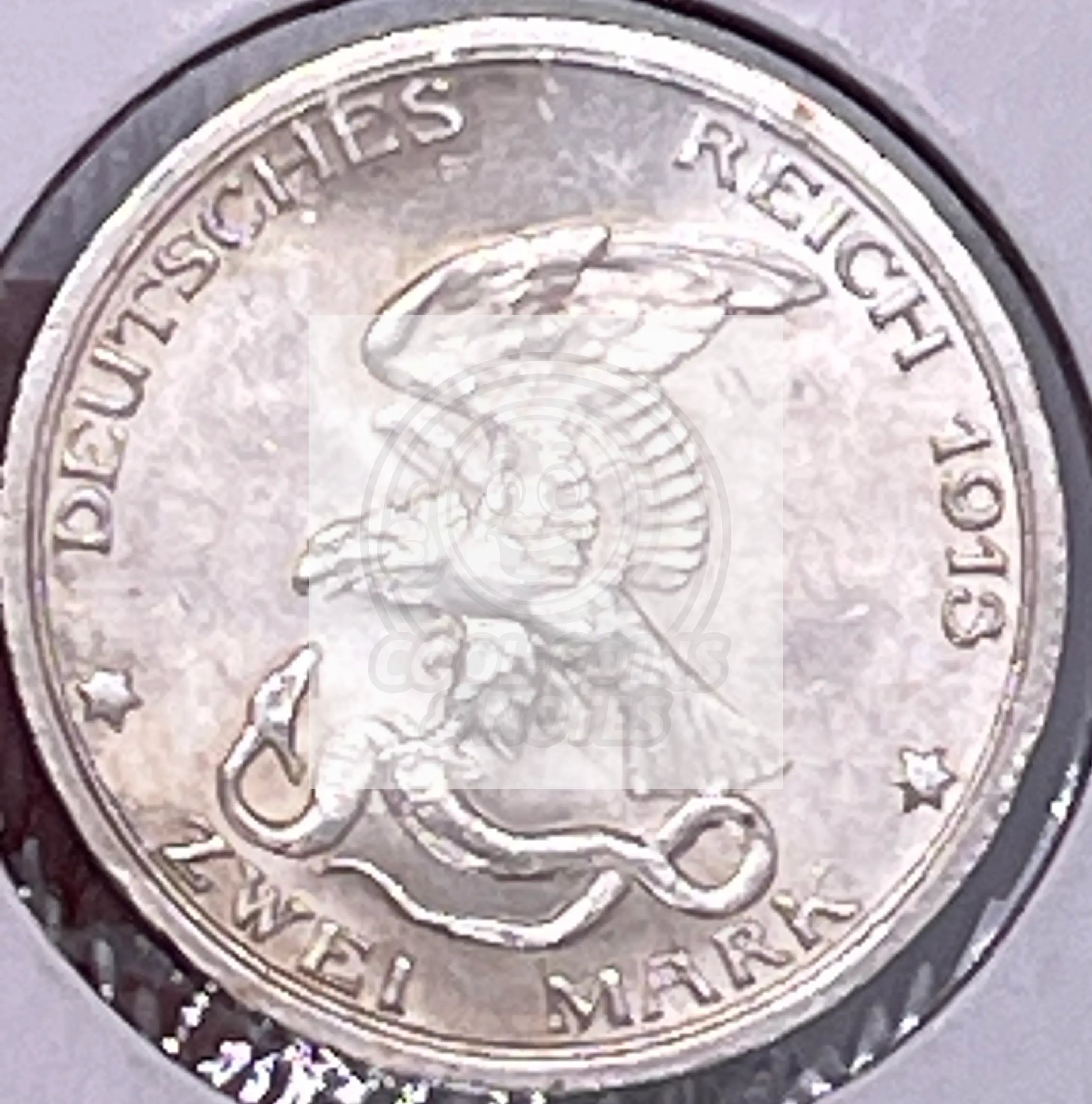 Germany - Prussia silver 2 Mark 1913A Berlin Defeat of Napoleon Commemorative AU - Cool Coins & Notes