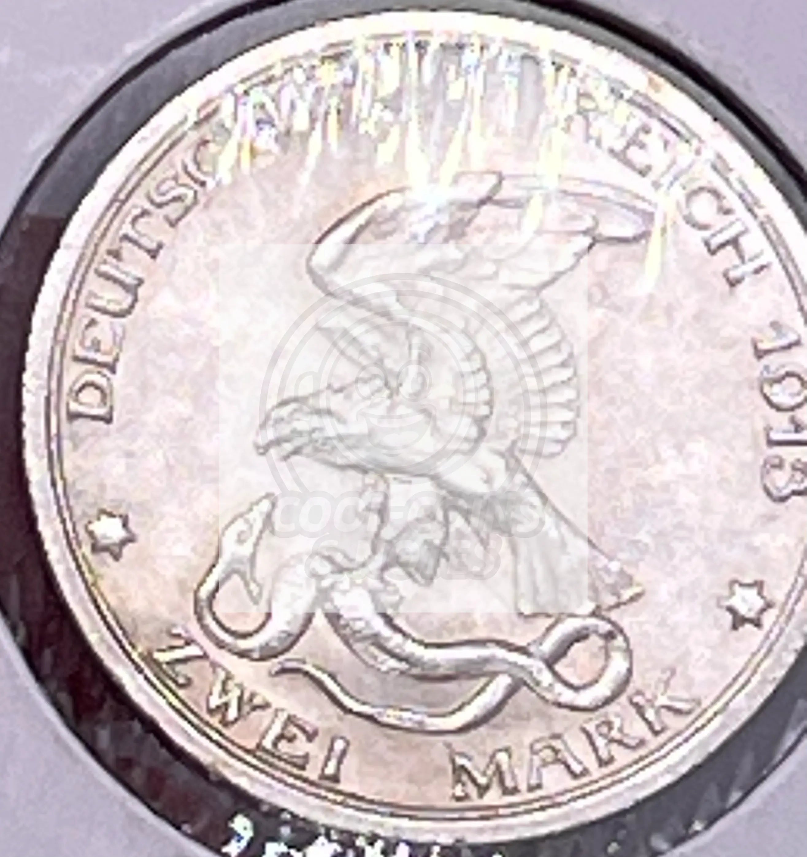 Germany - Prussia silver 2 Mark 1913A Berlin Defeat of Napoleon Commemorative AU - Cool Coins & Notes