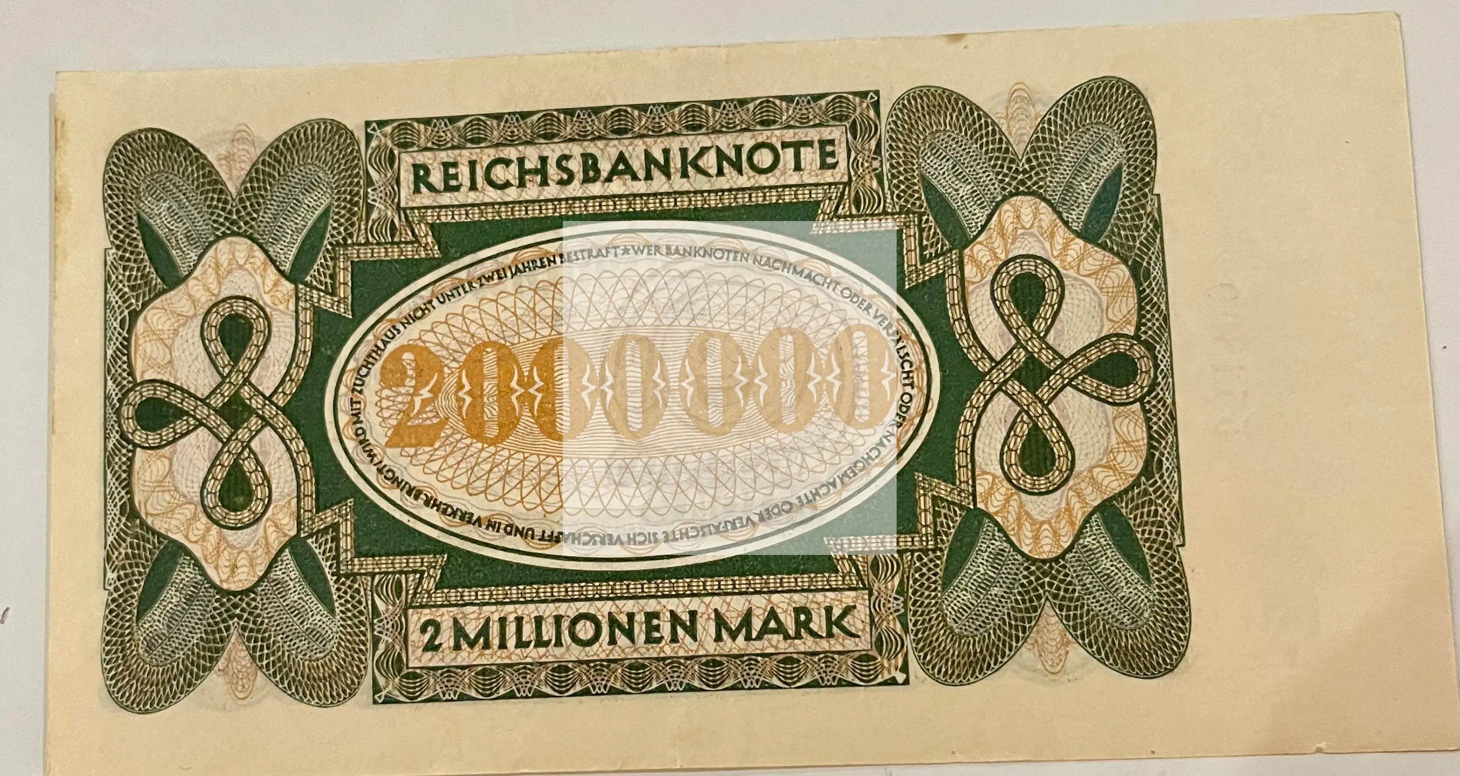 Germany- Republic Treasury 2 Millionen Mark 1923 P89a AU, Banknote - Cool Coins & Notes