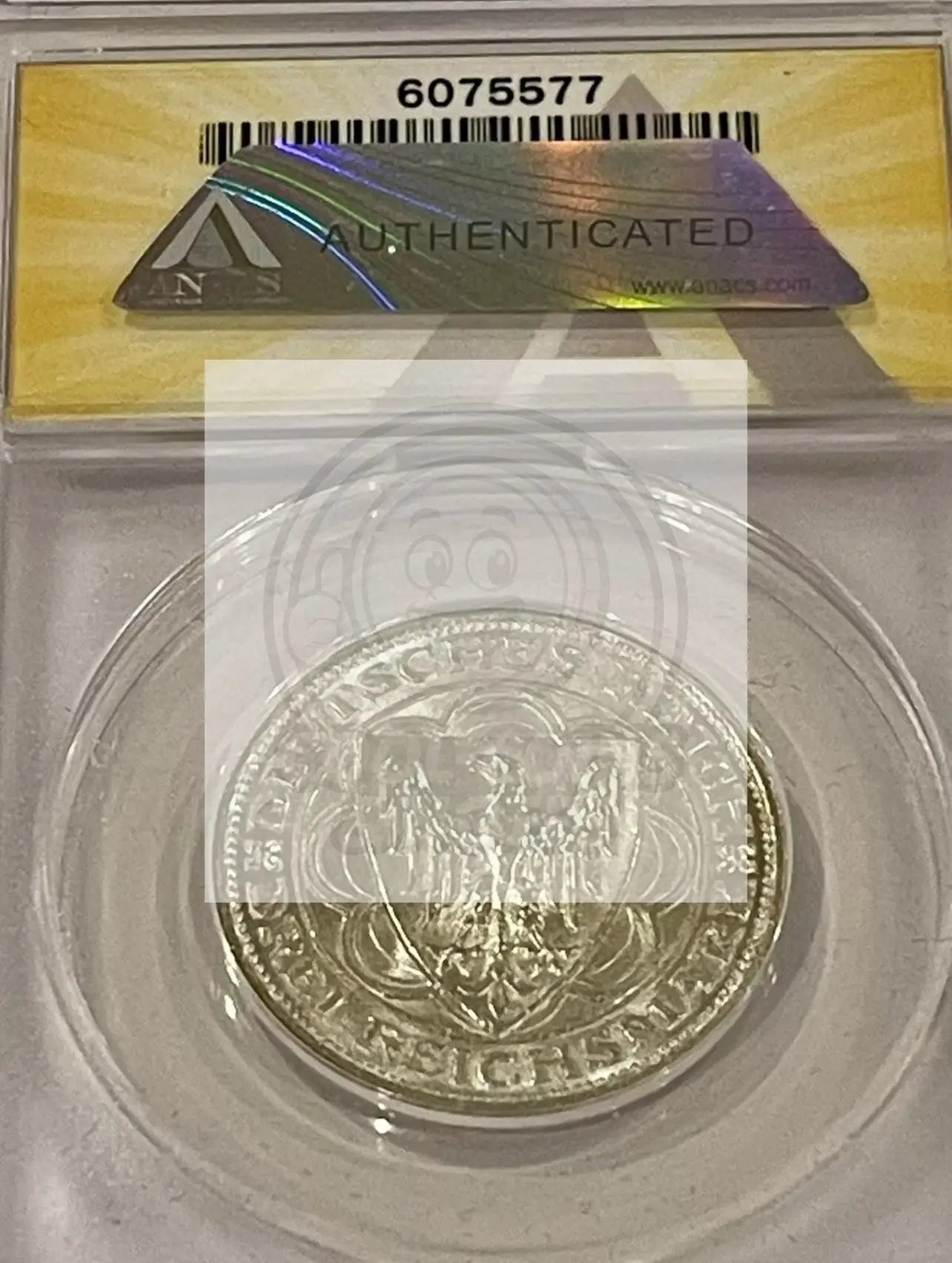 Germany Weimar Republic 1927 A Silver 3 Mark Bremerhaven MS64 ANACS SM146 - Cool Coins & Notes