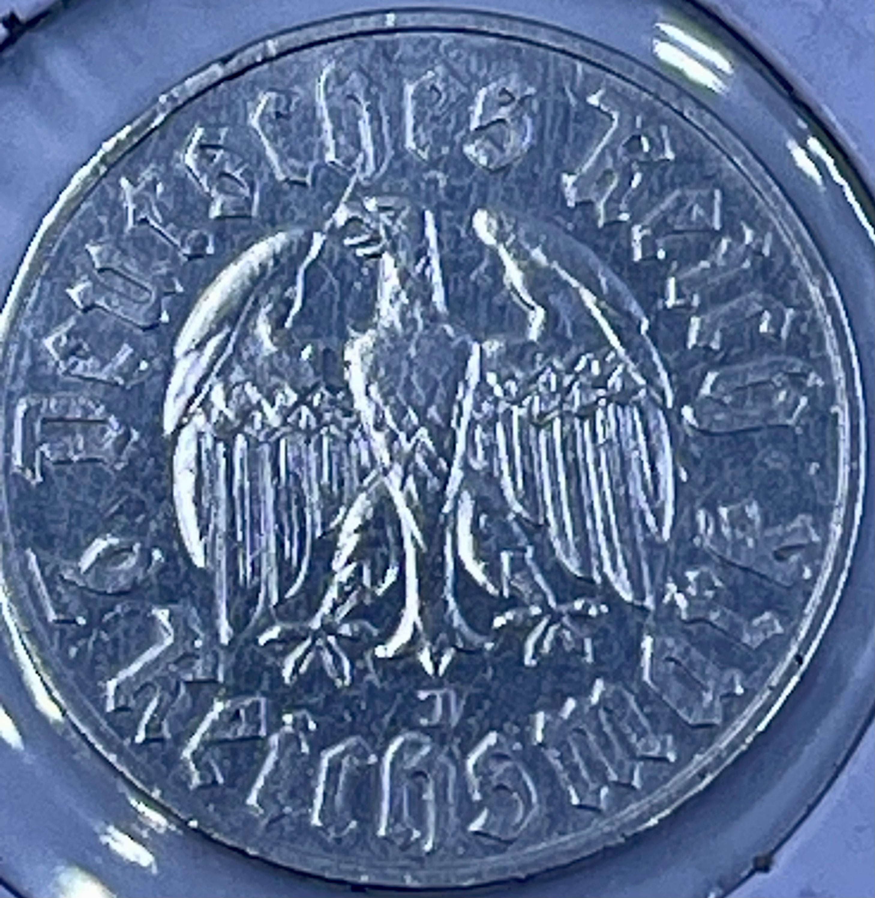 Germany, Third Reich, 1933-A 2 Mark Luther, KM-79 Coin Silver - Cool Coins & Notes