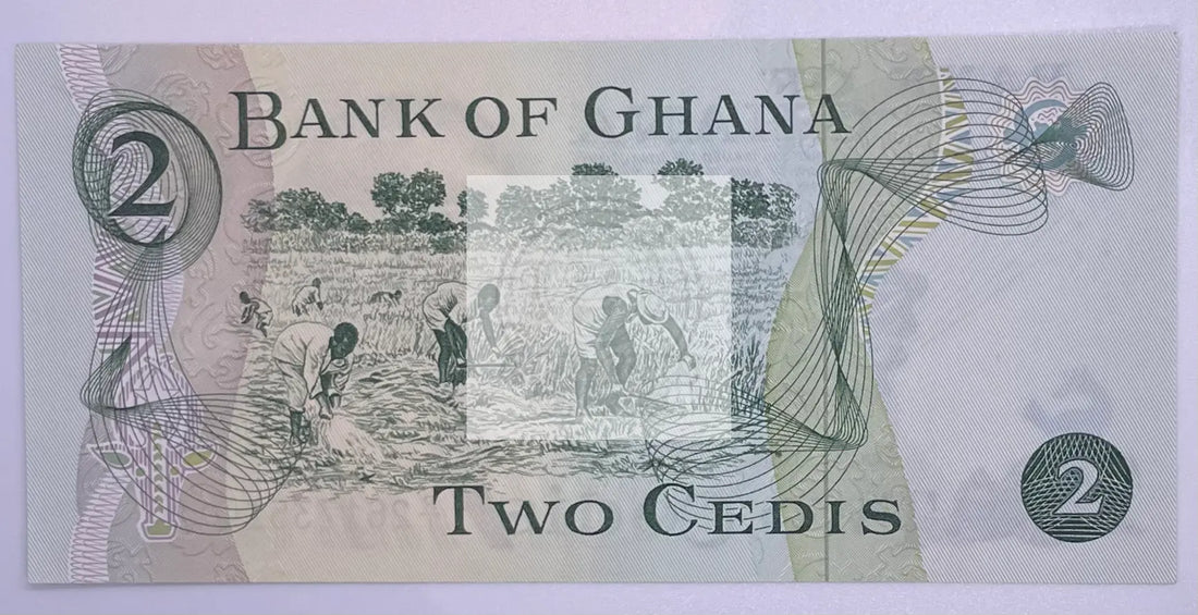 Ghana 2 Cedis P 14c 1978 UNC (2nd Jan 1978) P 14 c World Banknote - Cool Coins & Notes