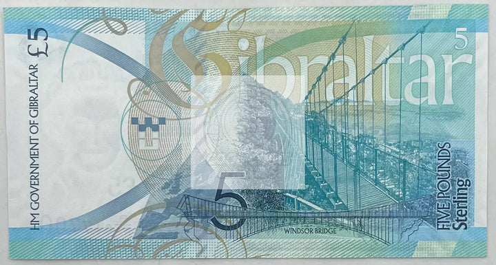 Gibraltar 5 Pounds Banknote, 2020, P-42, UNC - Cool Coins & Notes
