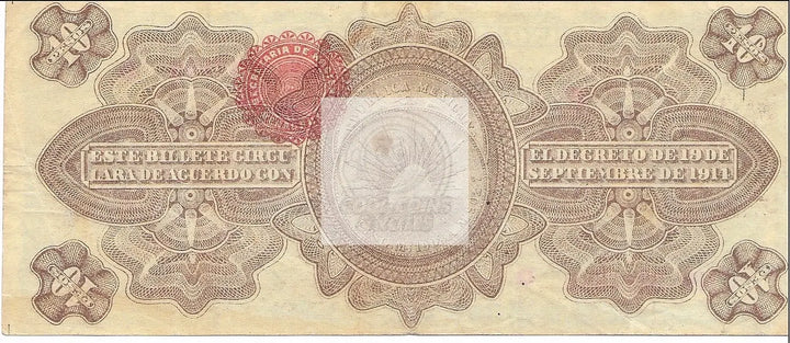 Gobierno Provisional De Mexico 1914 10 Pesos Banknote - Cool Coins & Notes