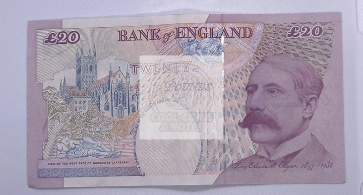 Great Britain 20 Pounds 1999 ND 2006 P 390 a, Used World Banknote - Cool Coins & Notes