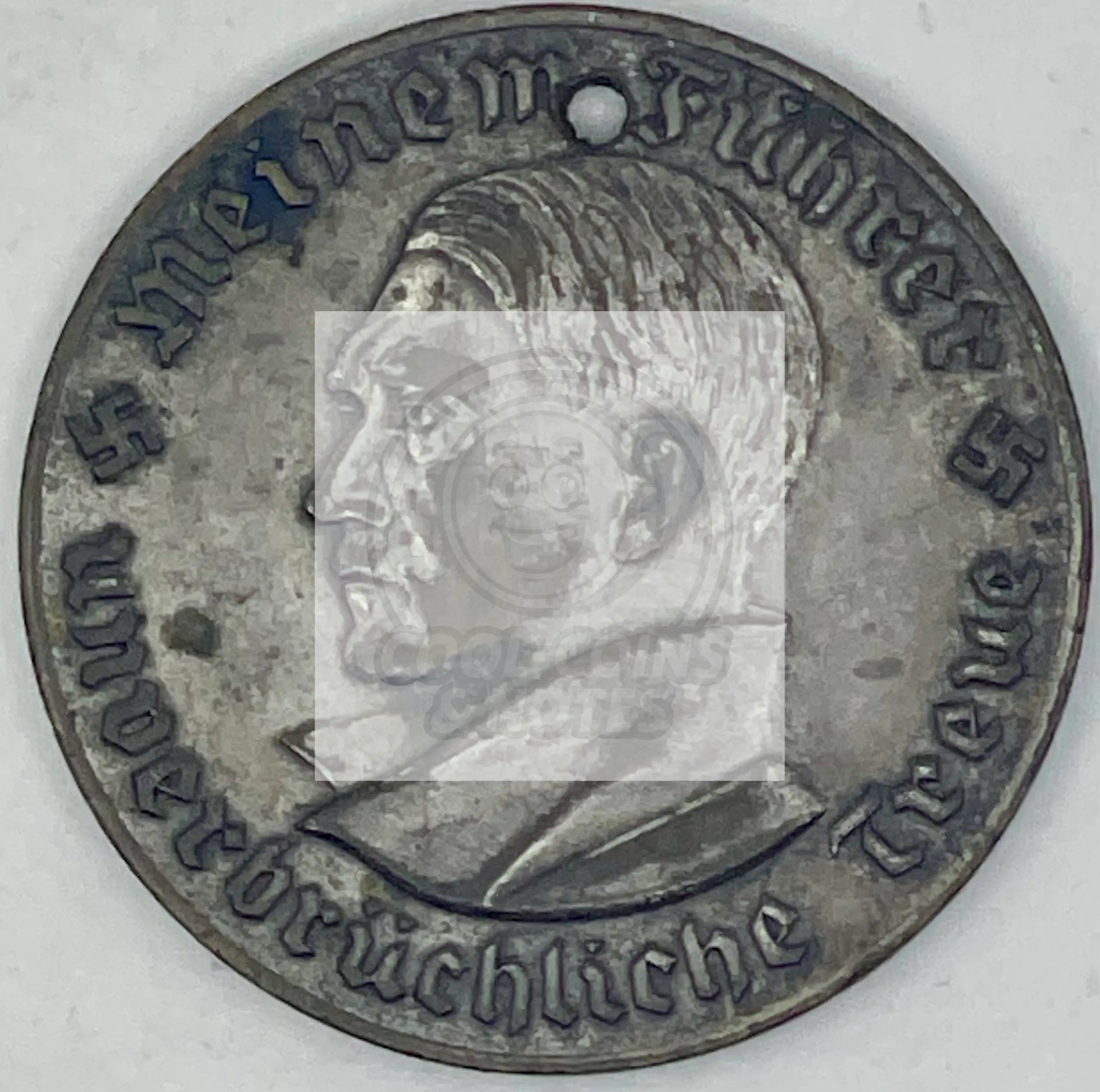 Hitler Medal 1934  Nazi Germany Third Reich Colbert C-210 Gau Hannover - Cool Coins & Notes