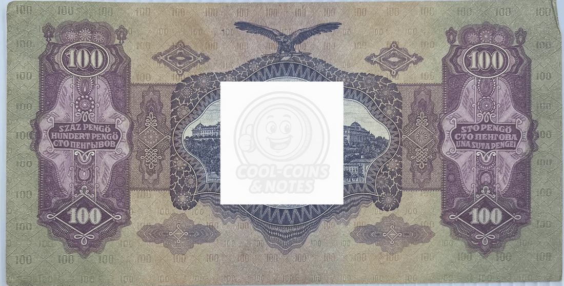 Hungary 1930 100 Pengo P-112 Used World Banknote Currency