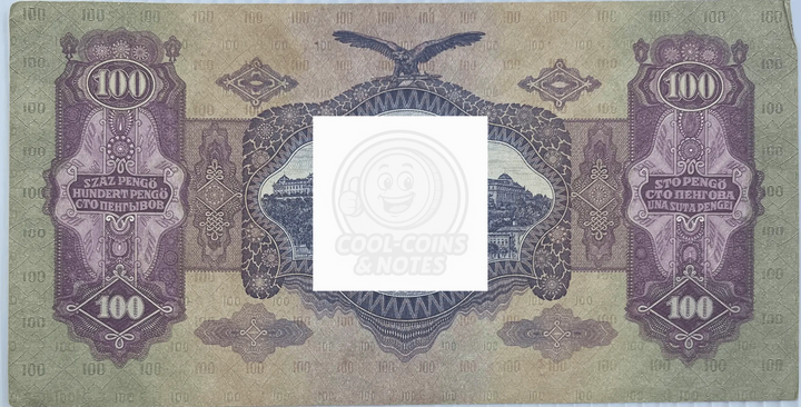 Hungary 1930 100 Pengo P-112 Used World Banknote Currency