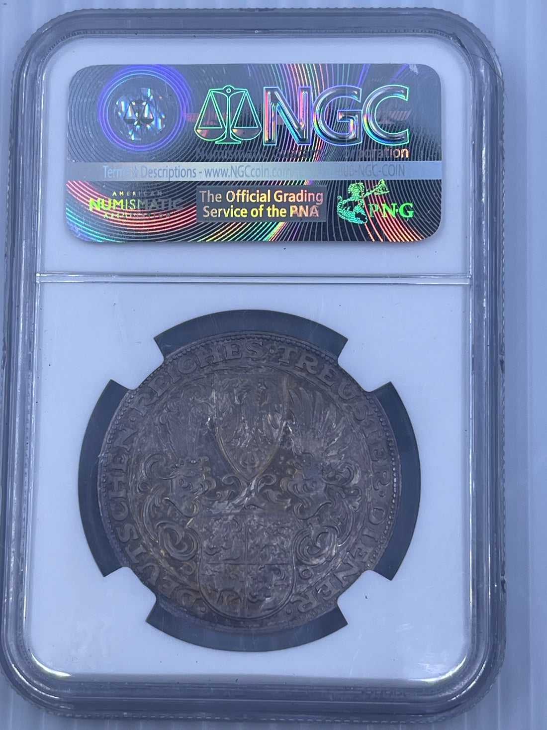 Germany 1927-D Hindenburg 80th Birthday Silver Medal MS63 Kienast-386