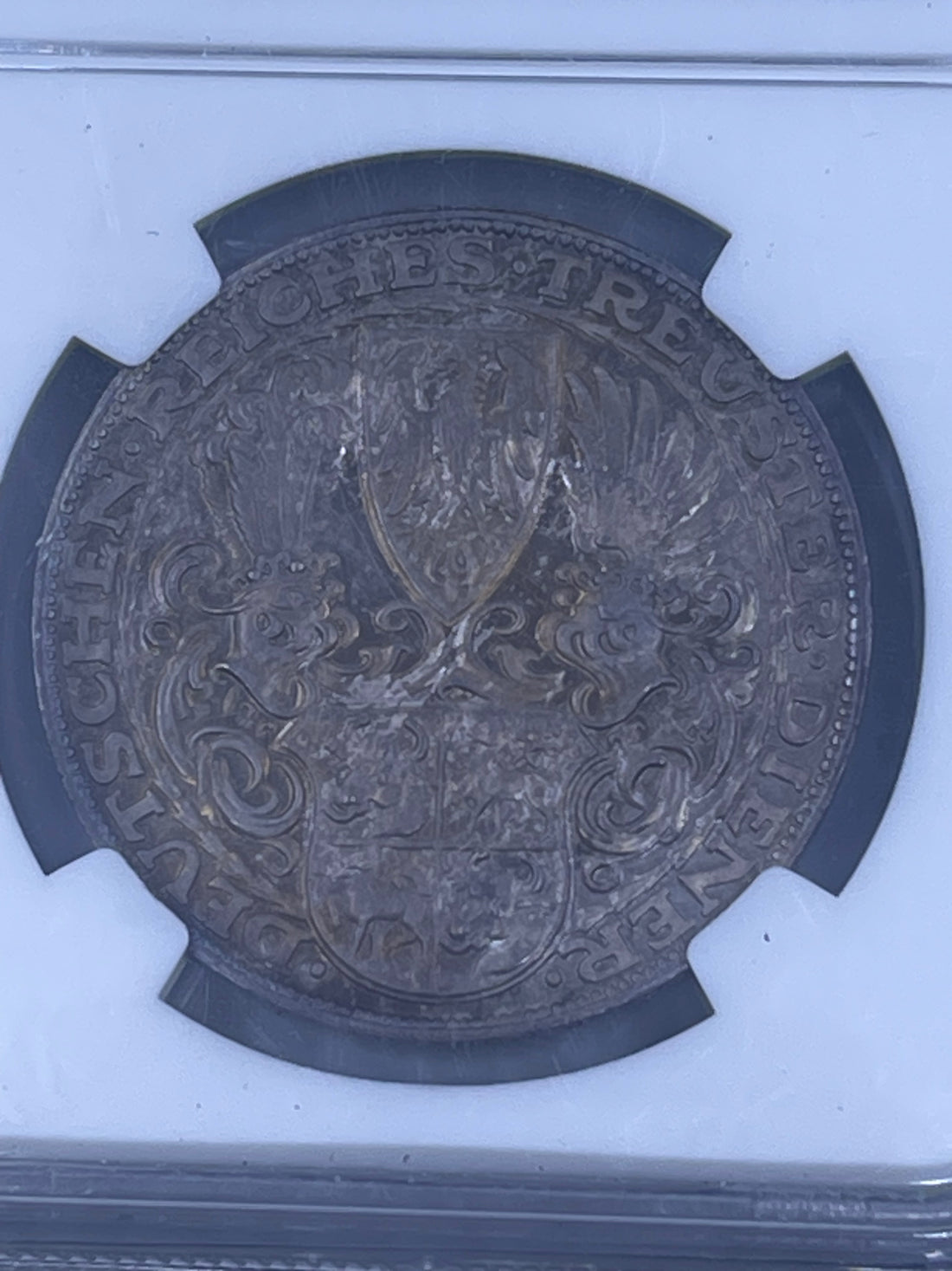 Germany 1927-D Hindenburg 80th Birthday Silver Medal MS63 Kienast-386