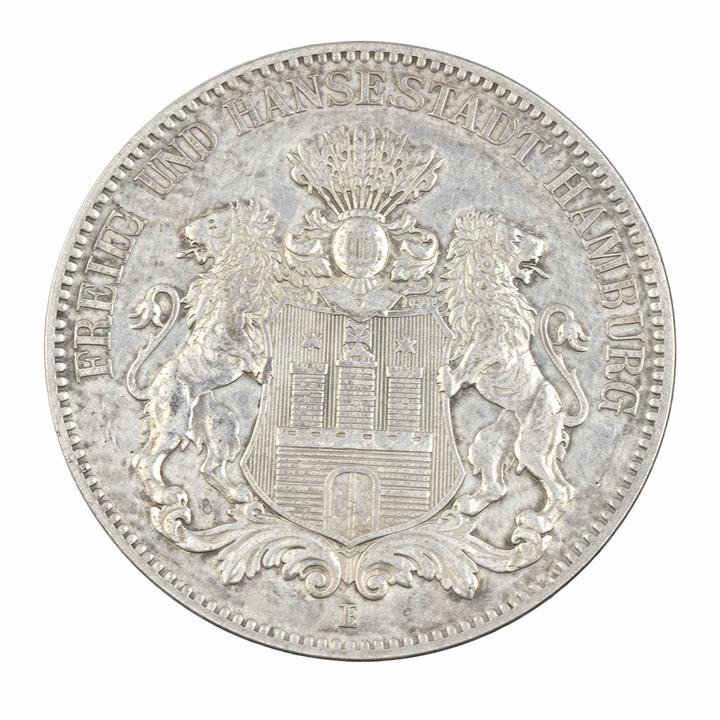Hamburg 3 Mark 1912 J Silver Coin KM#620