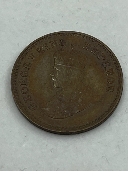 India 1936 C 1/12 Anna Coin P/L Restrike AU