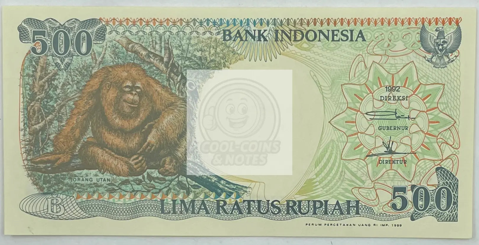 Indonesia 500 Rupiah Banknote, 1999, P-128h, UNC - Cool Coins & Notes