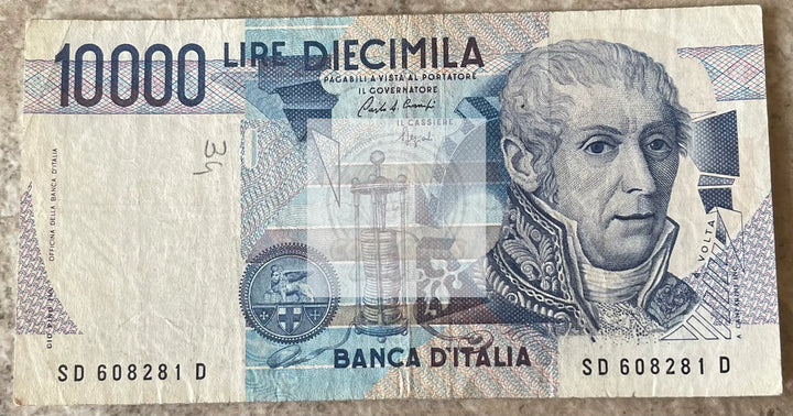 Italy 10,000 Lire 1984 P-112 Used World Banknote Currency Paper Money - Cool Coins & Notes