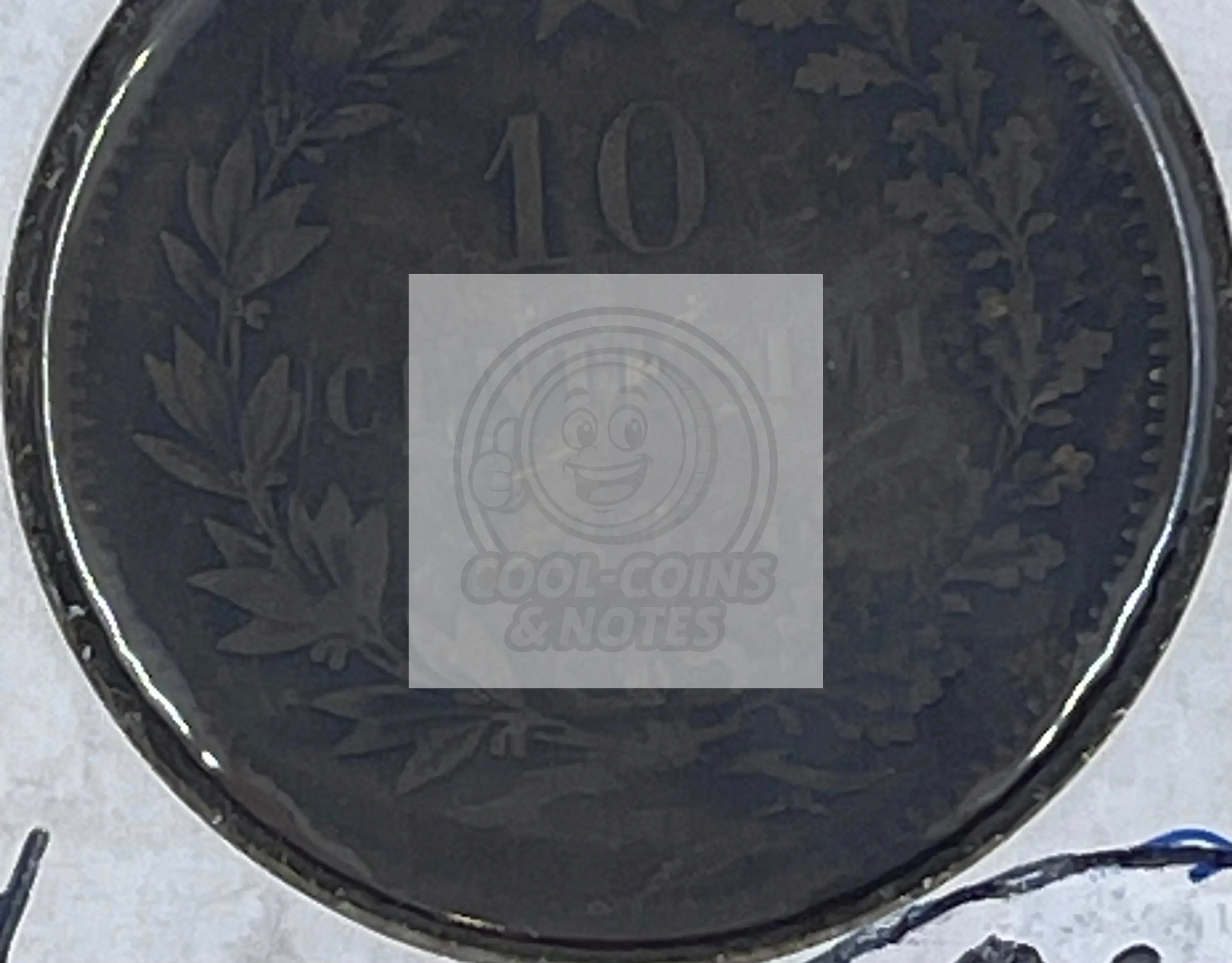 Italy 1866 H 10 Cents KM 11.4 World Coin - Cool Coins & Notes